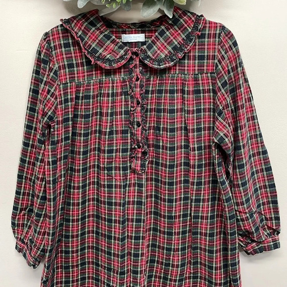 Erika Taylor Intimates Flannel Plaid Full Length Long Nightgown - Picture 2 of 14